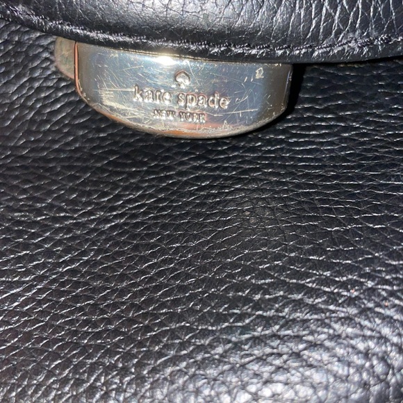 KATE SPADE: Black leather crossbody - Picture 6 of 9